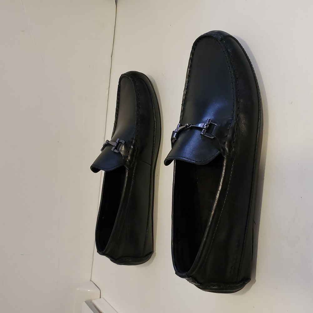 Cole Haan Men’s Wyatt Horse Bit Driver Loafer In Black Size 7.5M - Picture 3 of 10